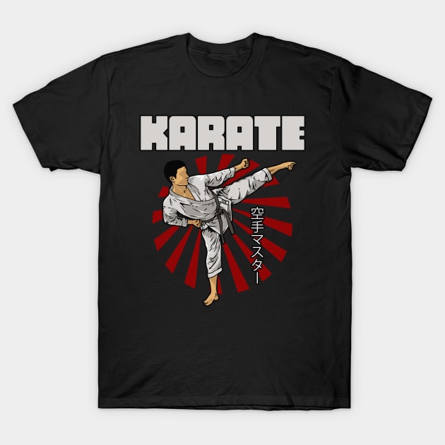 Karate Fighter T-Shirt by Foxxy Merch